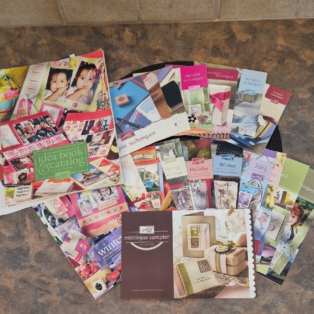 STAMPIN' UP! Mini Catalogs, Stampin' Techniques, Idea Book Collection